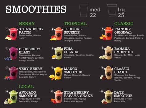 how many smoothie factory locations are there